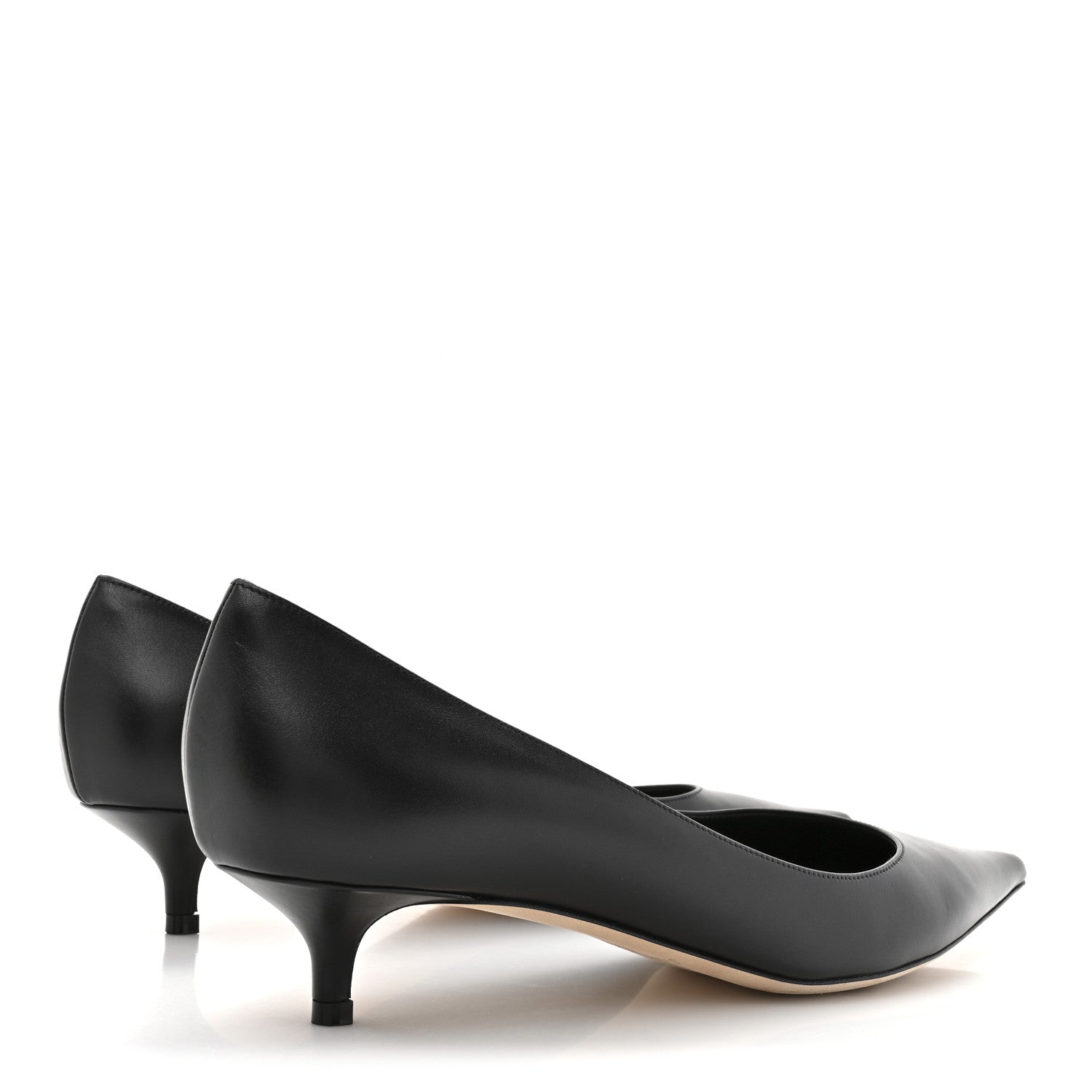 Jimmy Choo Calfskin Amelia 35 Pumps 41 Black 5 of 9
