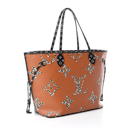 Louis Vuitton Monogram Giant Jungle Neverfull MM Black 4 of 13