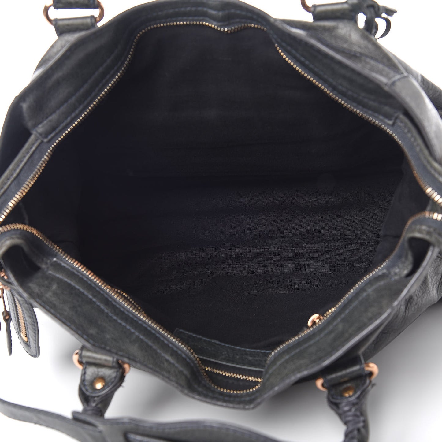 Agneau Giant 12 Rose Gold Hardware City Anthracite