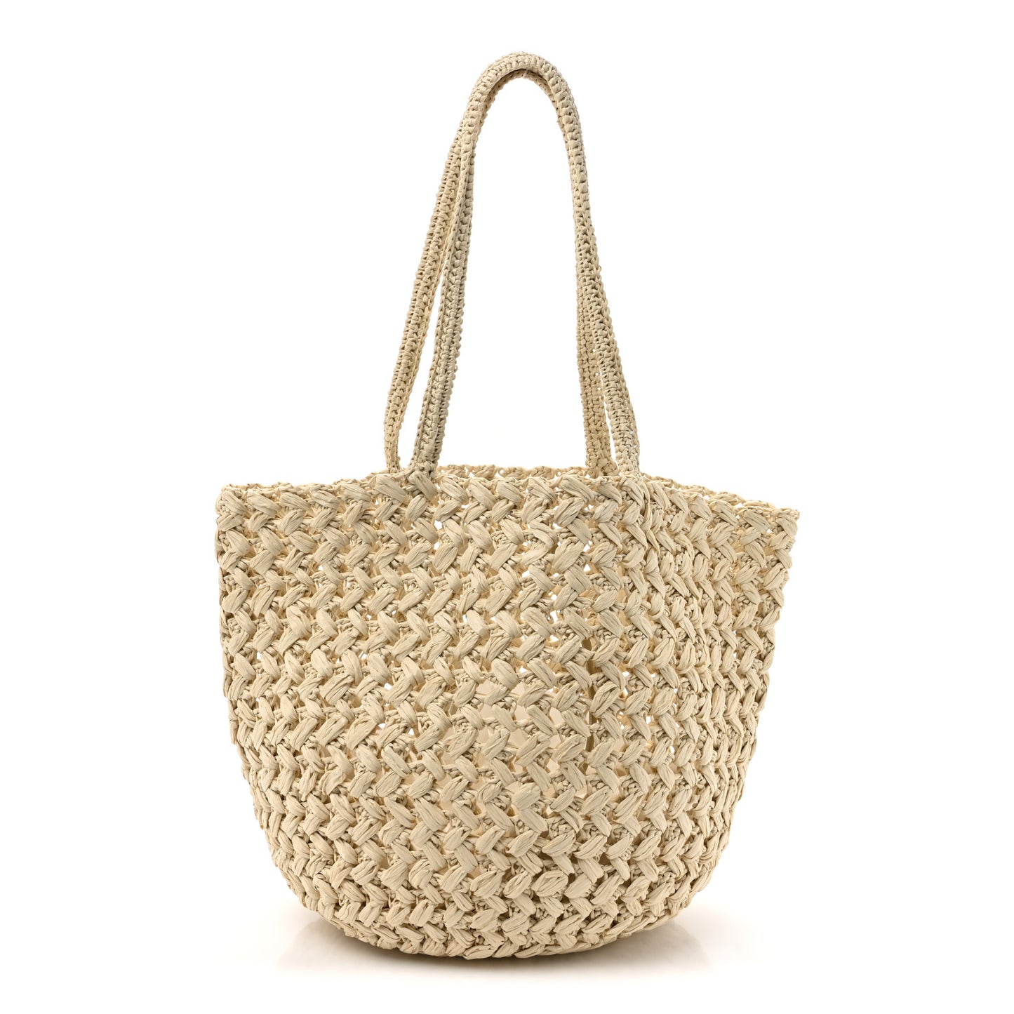 Raffia Estelle Tote Bag Wheat