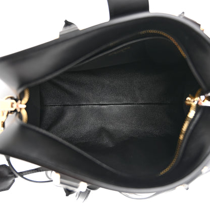 Saint Laurent Calfskin Monogram Baby Cabas Black 5 of 9