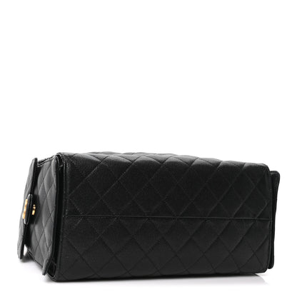 Chanel Caviar Quilted Medium Chanel 25 Handbag Black 5 of 12