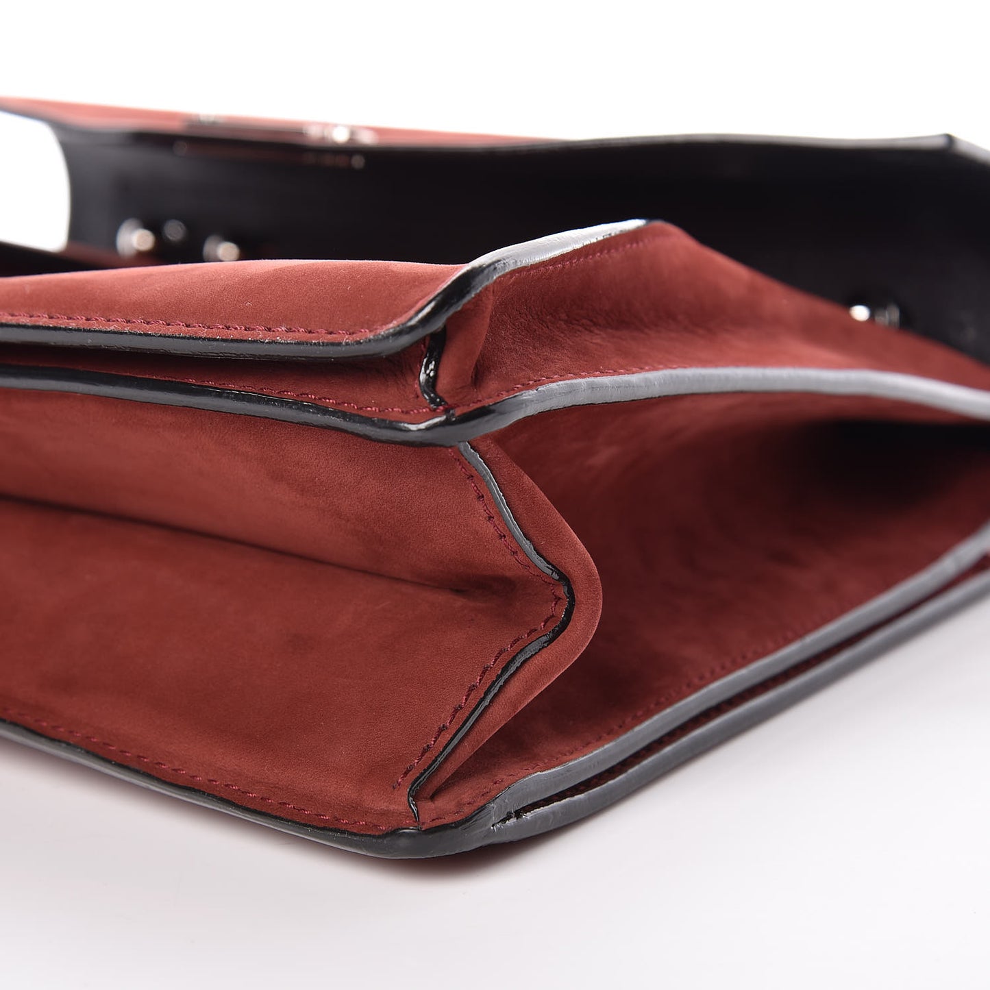 Nubuck Medium Hava Top Handle Bag Midnight Plum