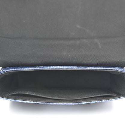 Louis Vuitton Damier Salt Slingback Trunk Black Ocean Blue 4 of 11