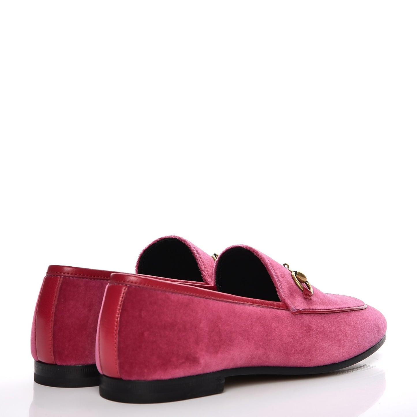 Velvet Horsebit Womens Jordaan Loafers 36.5 Light Raspberry Rose