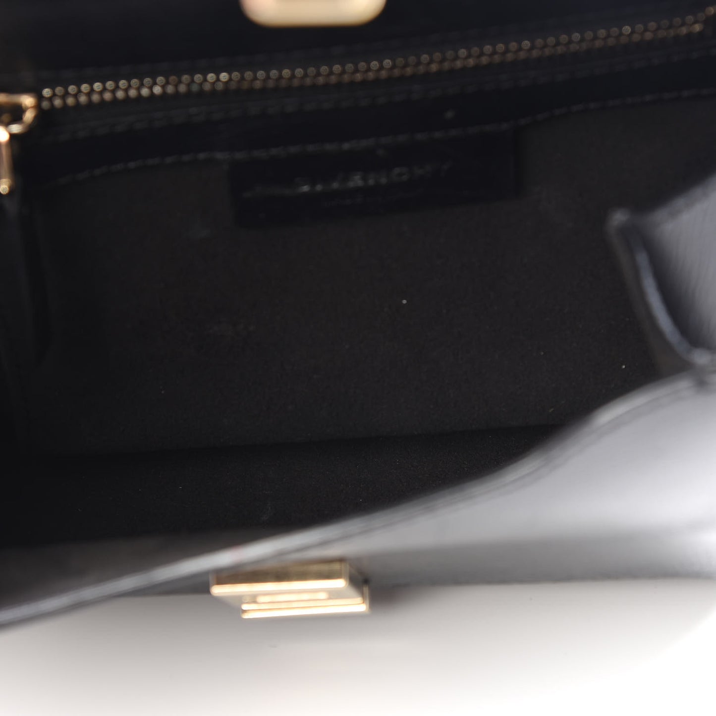 Textured Calfskin Mini Pandora Box Chain Crossbody Bag Black