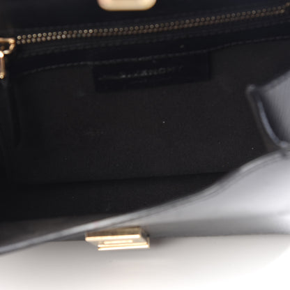 Givenchy Textured Calfskin Mini Pandora Box Chain Crossbody Bag Black 4 of 9