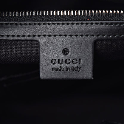 Gucci GG Supreme Monogram Web Tote Backpack Black Grey 6 of 12