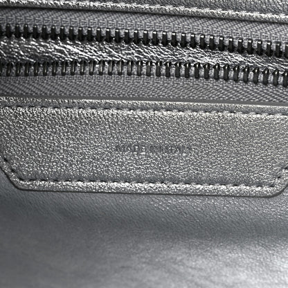Celine Laminated Lambskin Micro Luggage Silver 6 of 18