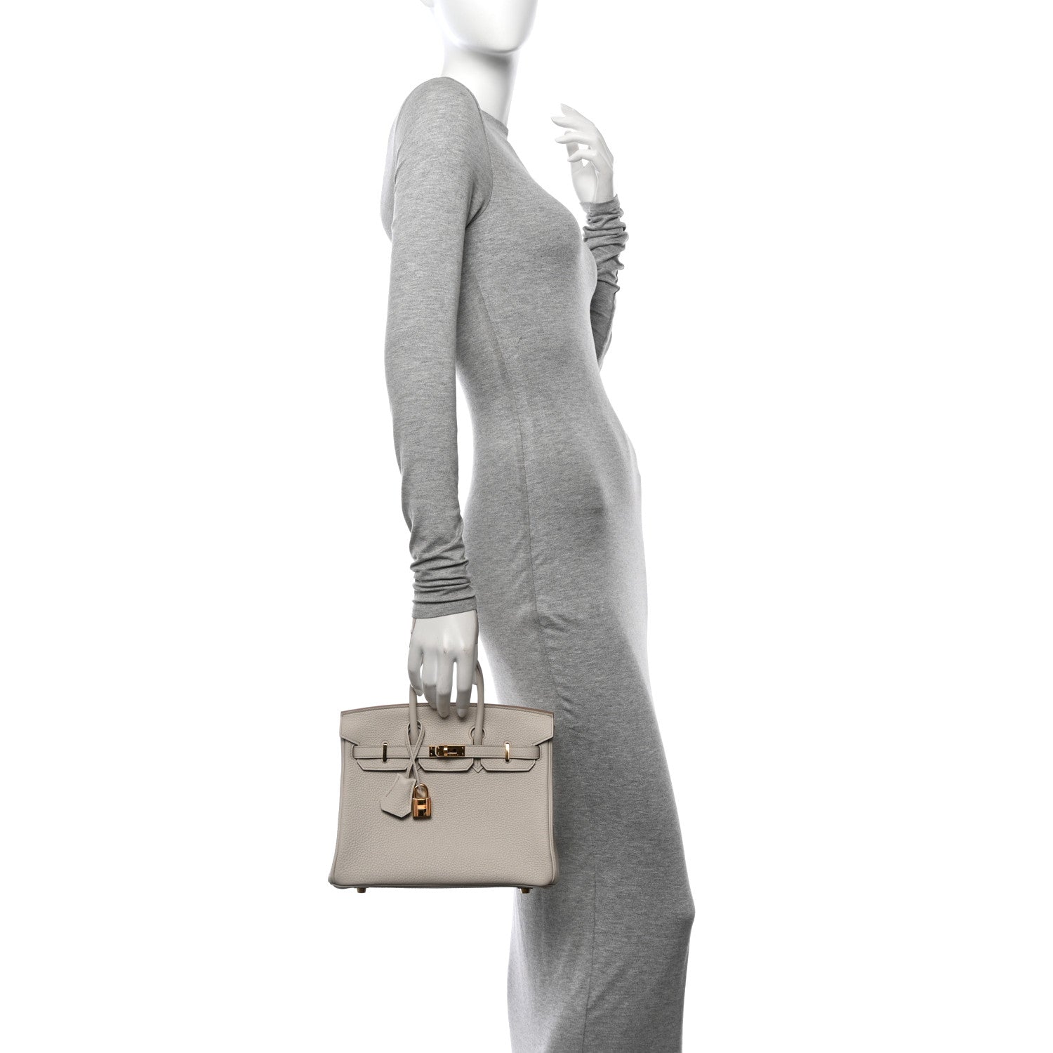 Hermes Togo Birkin 25 Beton 2 of 11