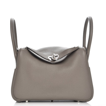 Hermes Taurillon Clemence Lindy 26 Etain 1 of 8