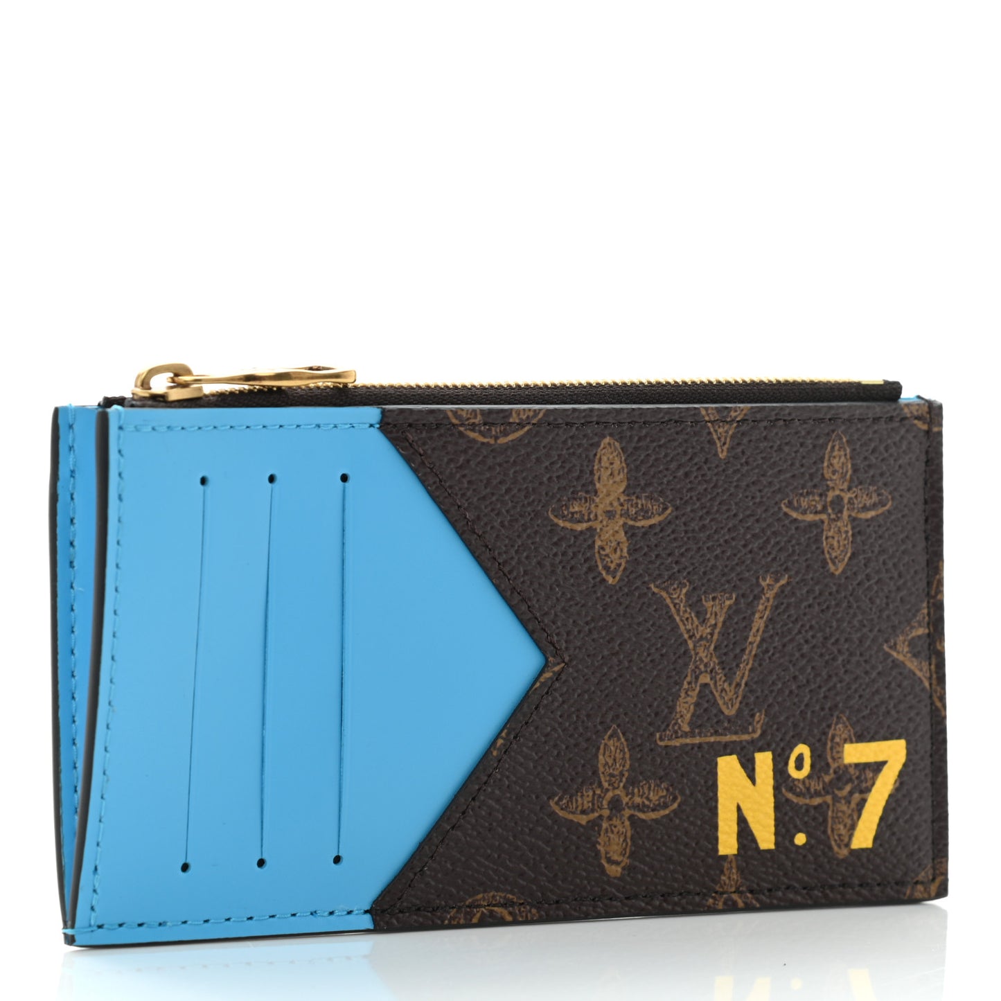 Monogram Vintage Calfskin Trunk L'œil Coin Card Holder