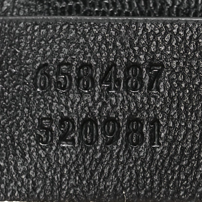 Gucci GG Supreme Monogram New Sakai Lux Calfskin Mini Padlock Flap Pocket Shoulder Bag Beige Ebony Black Cuir 7 of 13