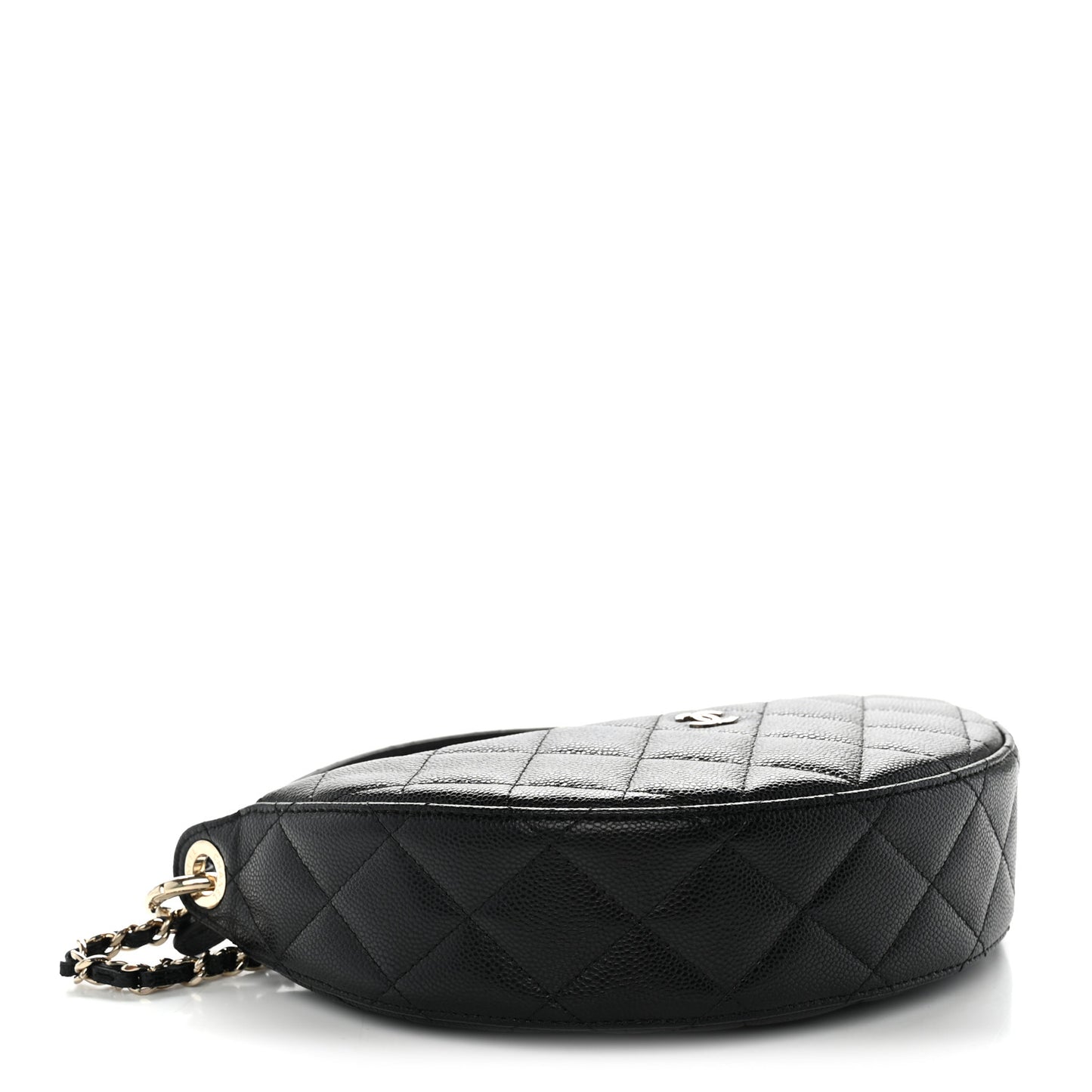 Caviar Quilted Other Shape With Chain Black