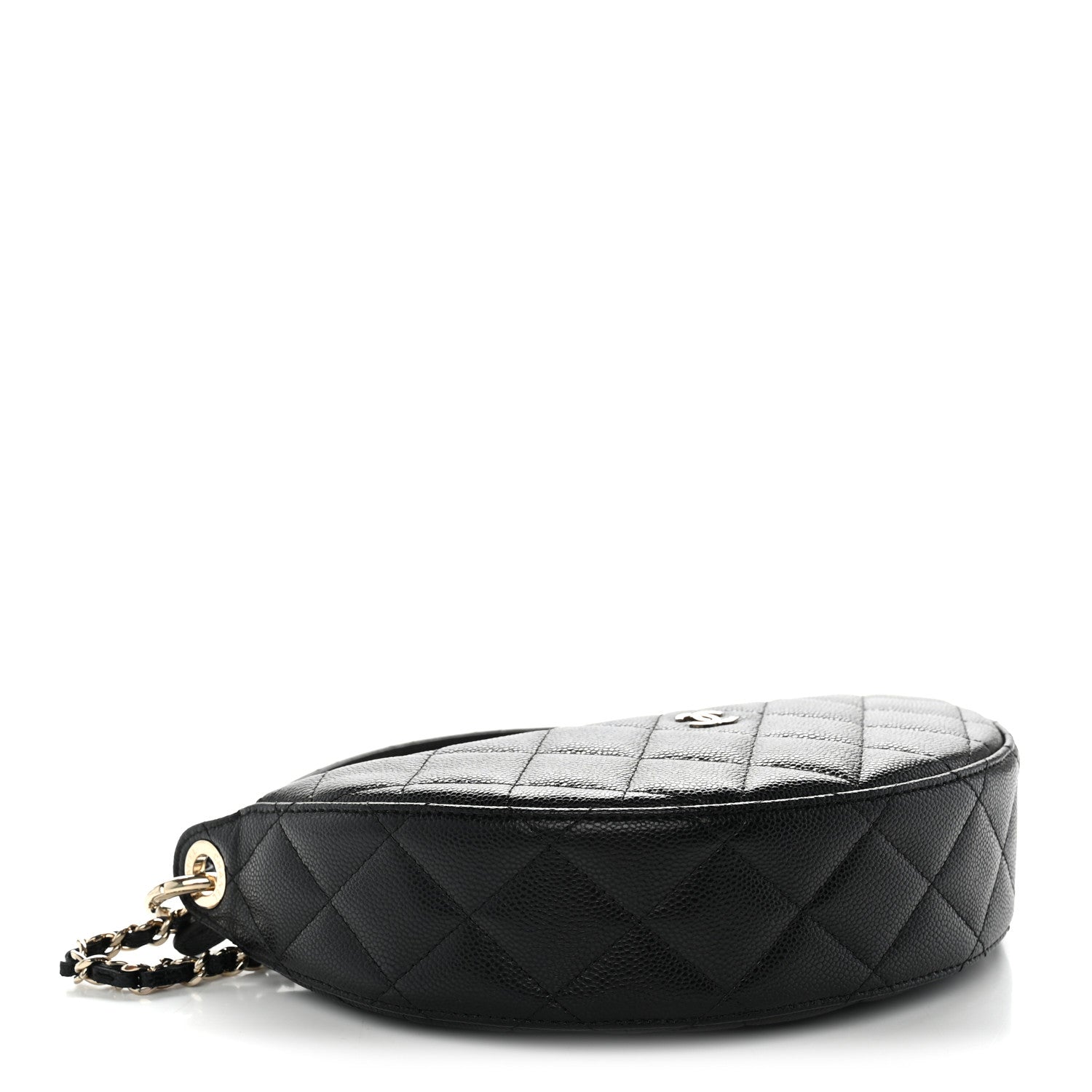 Chanel Caviar Quilted Other Shape With Chain Black 4 of 11