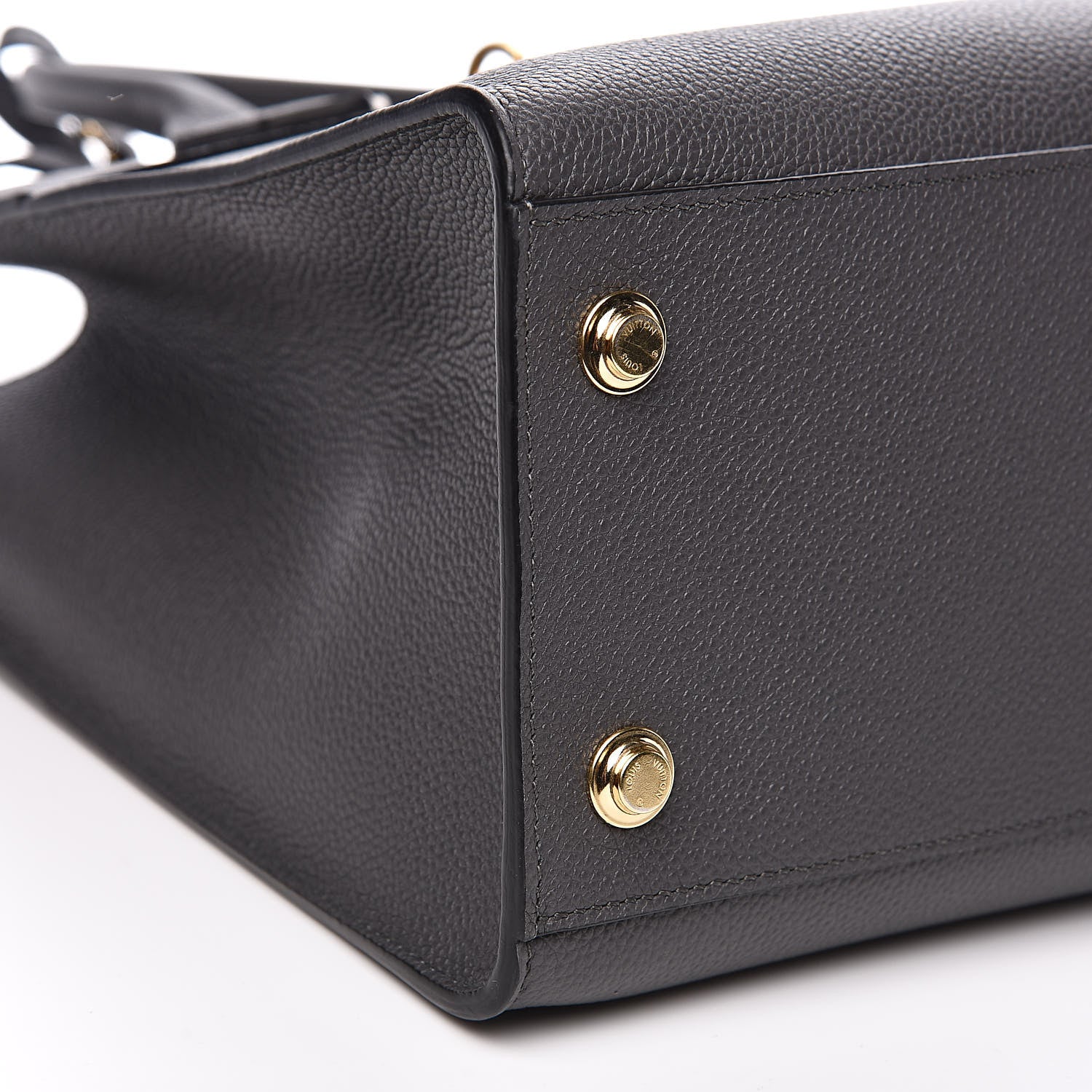 Louis Vuitton Taurillon City Steamer MM Gris 7 of 10