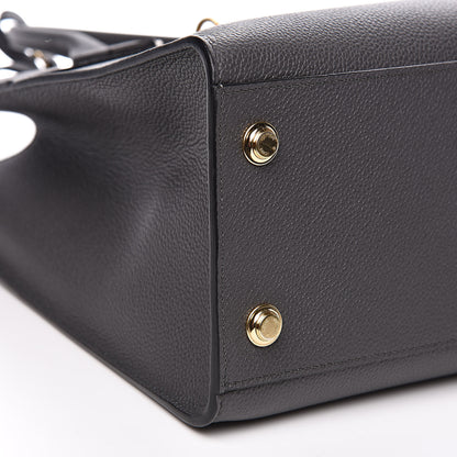Louis Vuitton Taurillon City Steamer MM Gris 7 of 10