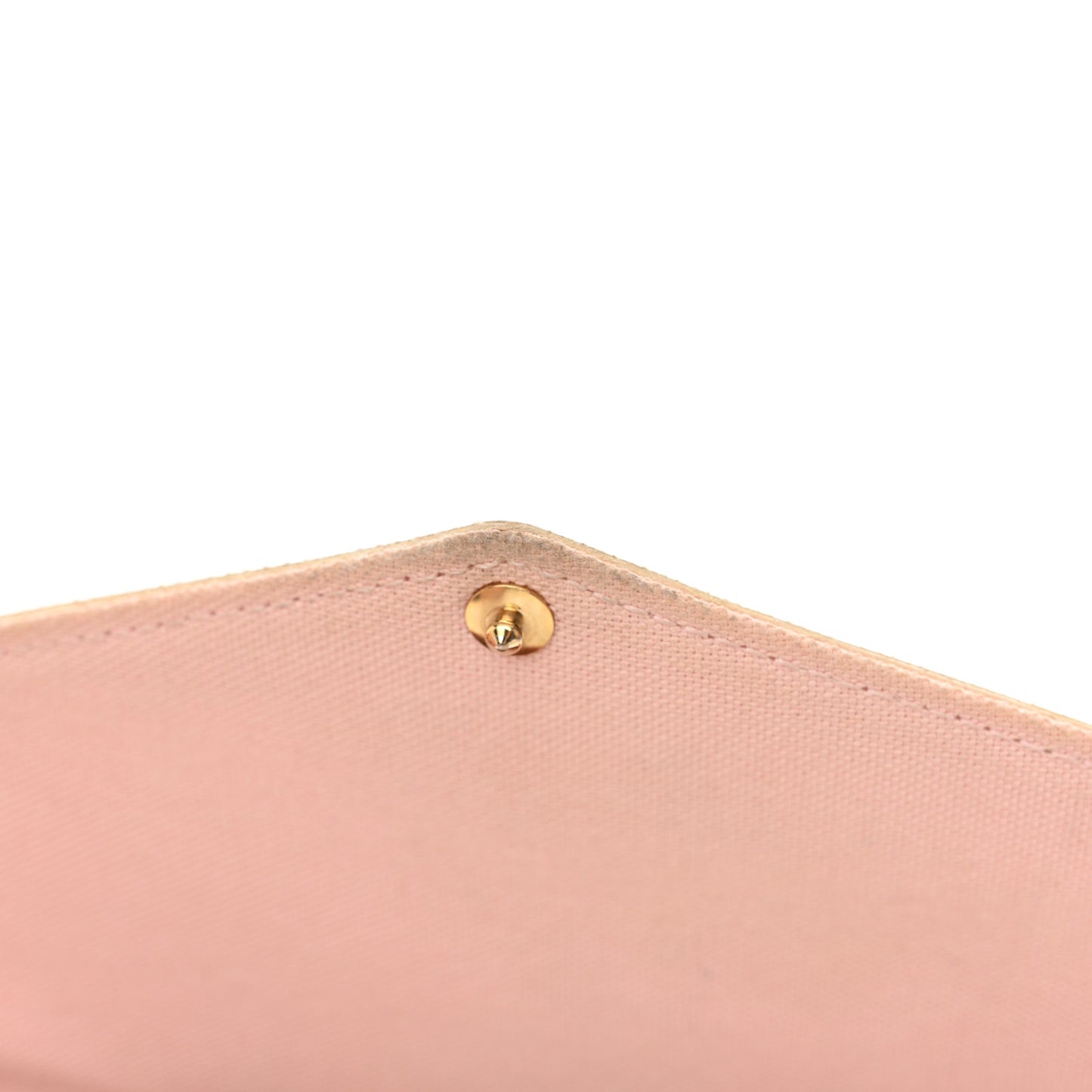 Damier Azur Pochette Felicie Chain Wallet Rose Ballerine