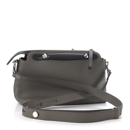 Fendi Vitello Dolce 4 Color Medium By The Way Boston Bag Carbone Grigio Polvere Multicolor 3 of 9