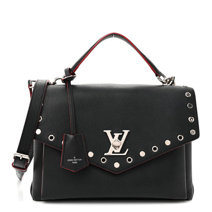 Louis Vuitton Soft Calfskin My Lockme Rivets Black 1 of 11