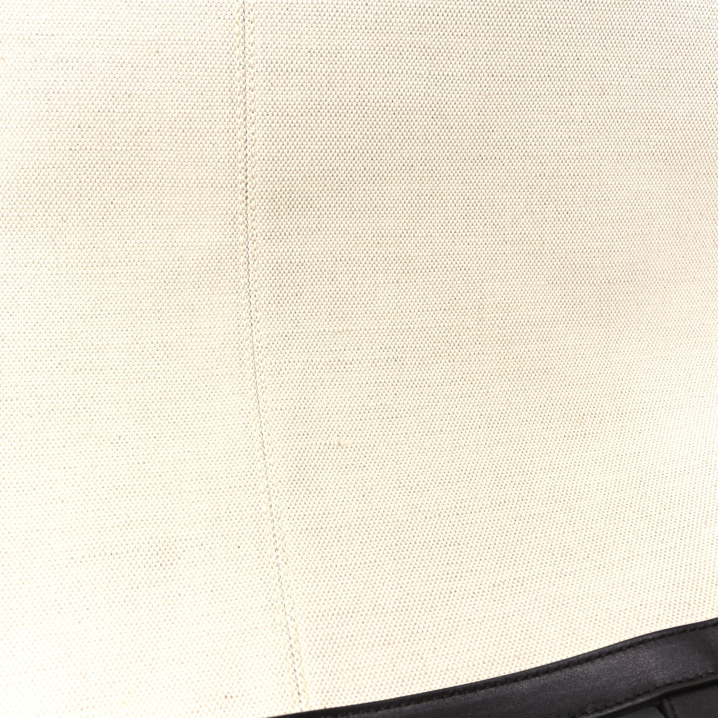 Canvas Nappa Intrecciato Flip Flap Tote Natural Fondant