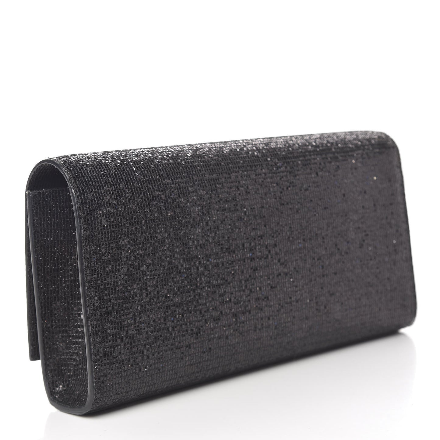 Glitter Classic Monogram Cassandre Clutch Black