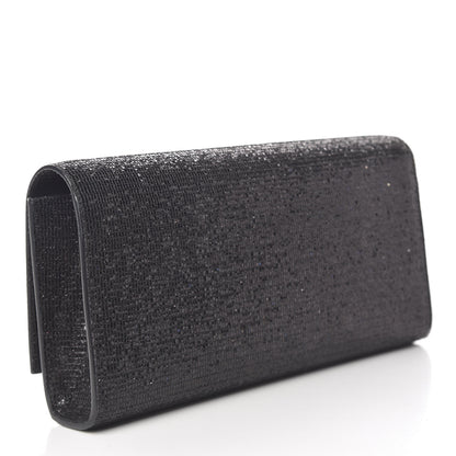 Saint Laurent Glitter Classic Monogram Cassandre Clutch Black 3 of 11