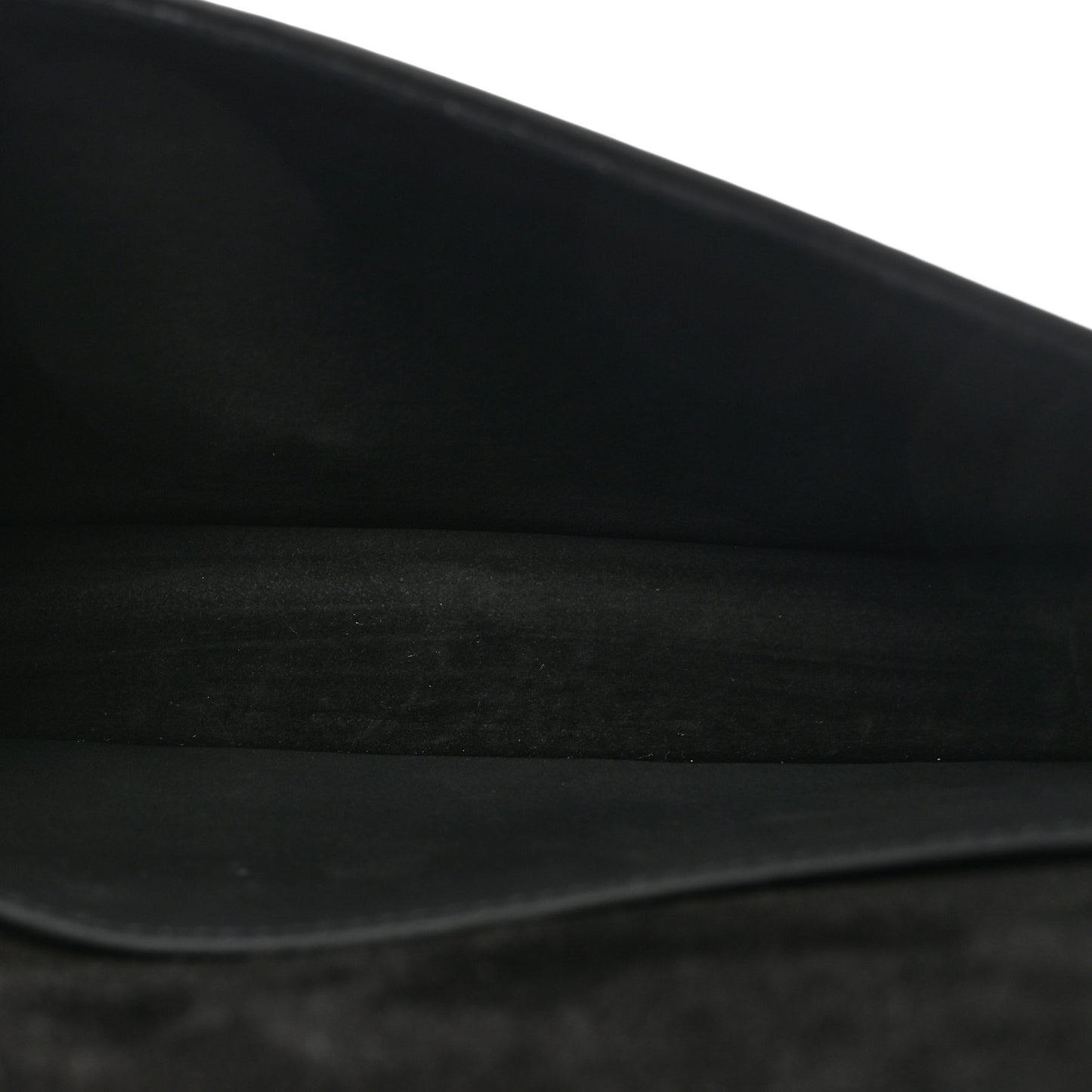 Ultra Matte Calfskin Cannage Lady Dior Pouch Black