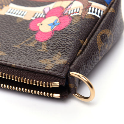 Louis Vuitton Monogram 2019 Christmas Animation Mini Venice Pochette Accessories Blue 11 of 11