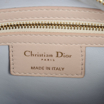 Christian Dior Lambskin Cannage Medium Tri-Color Lady Dior Rose Pale 6 of 7