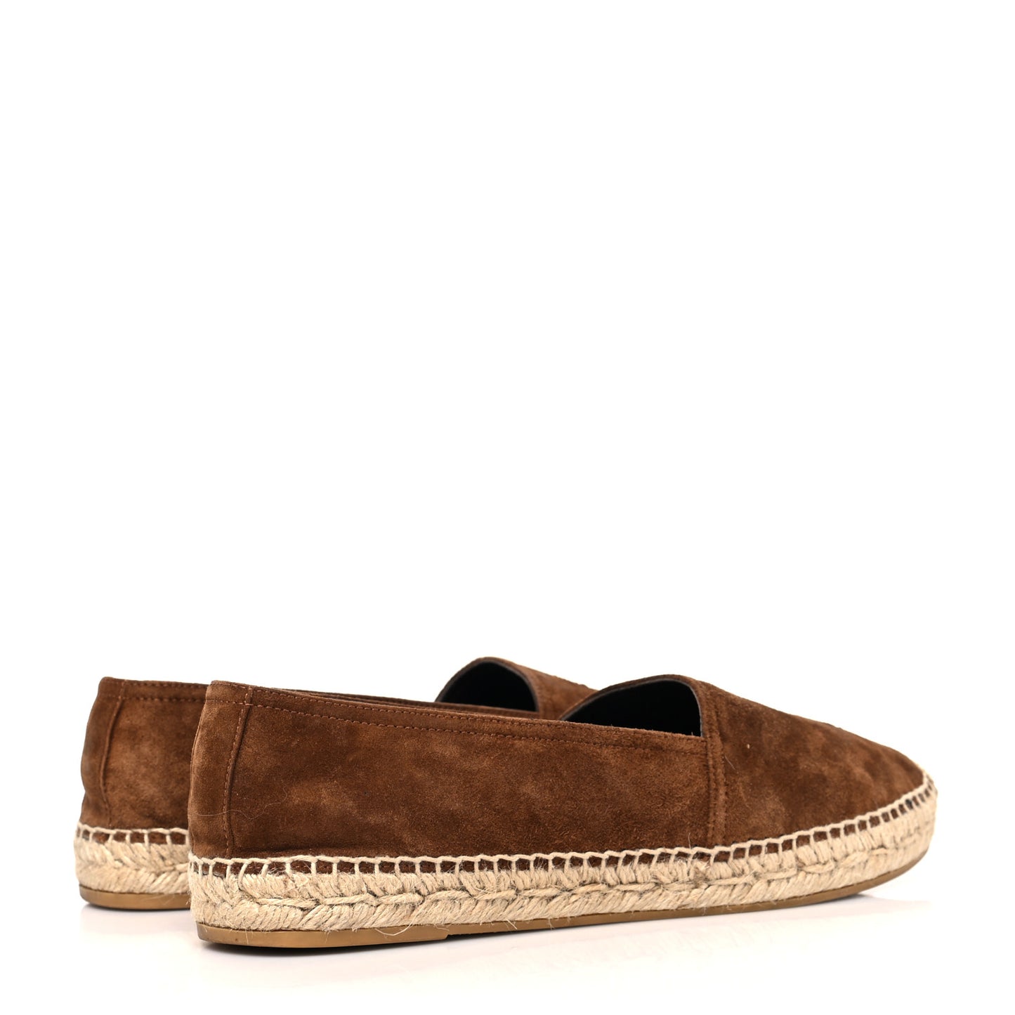 Suede Monogram Espadrilles 40 Brown