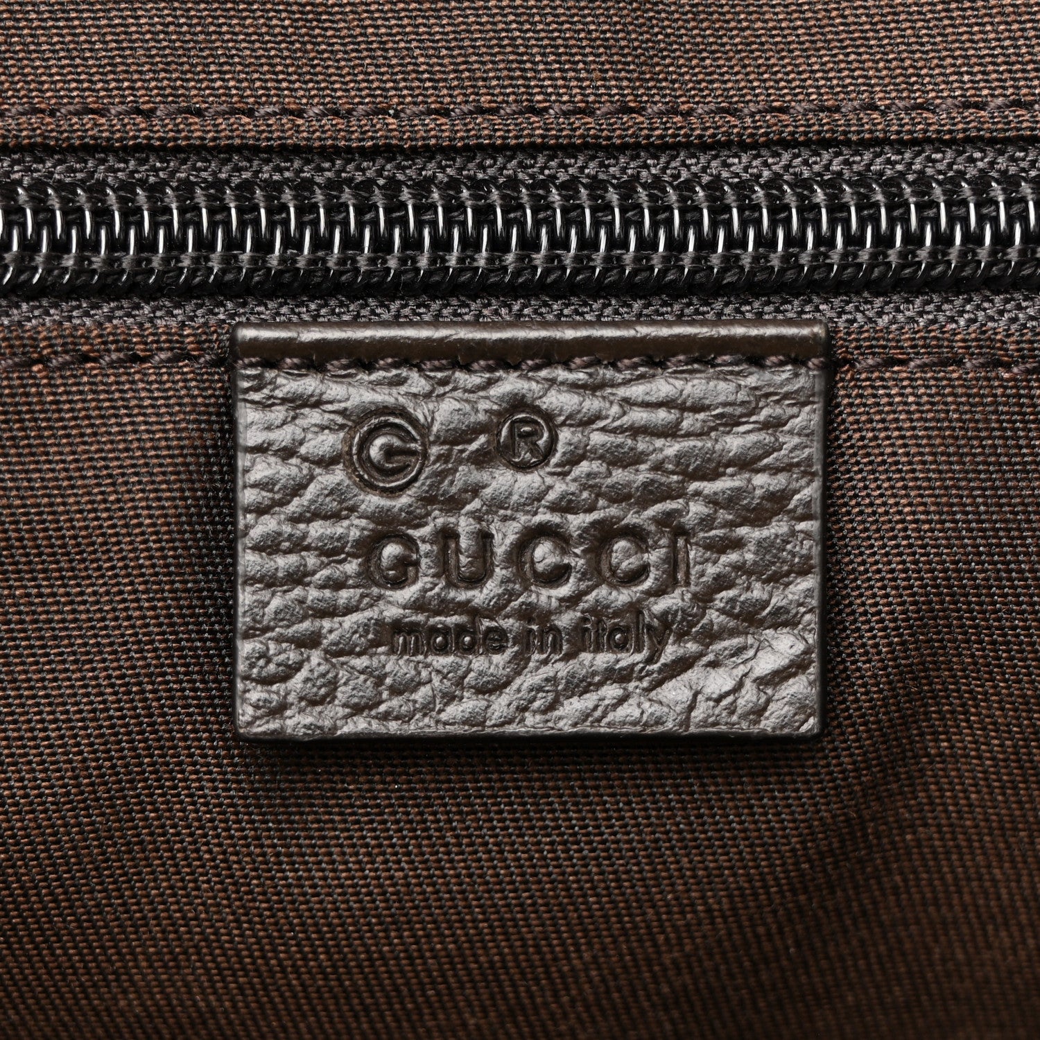 Gucci Monogram Dollar Calfskin Boston Duffle Bag Beige Ebony Testa di Moro Marrone Scuro 5 of 11