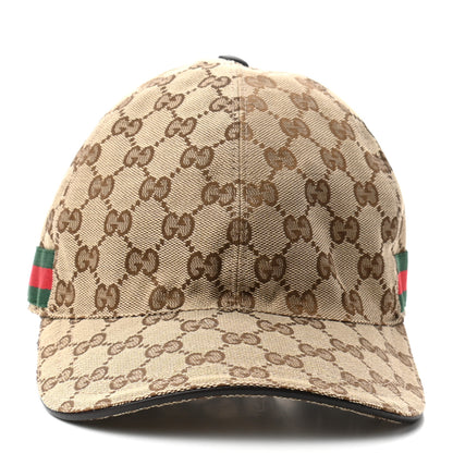 Gucci Monogram Web Baseball Hat M Beige Cocoa 3 of 9
