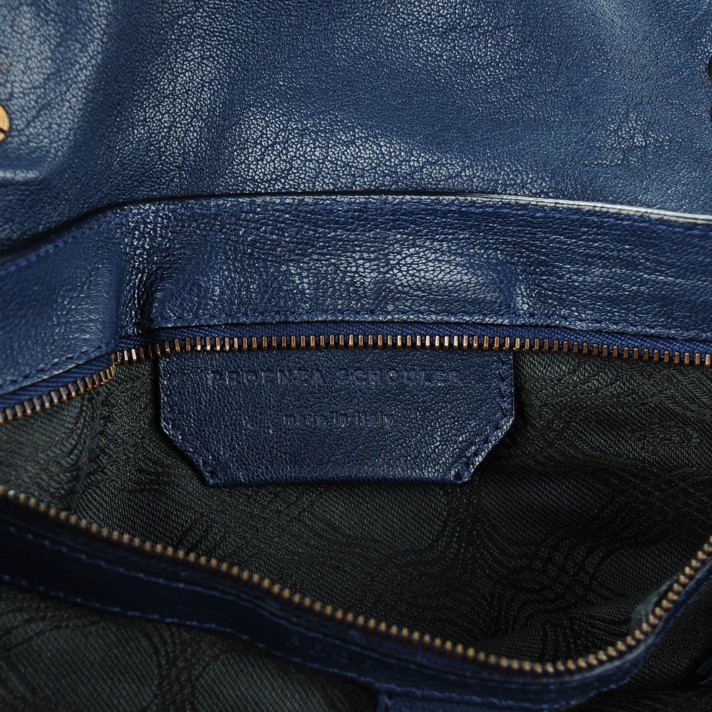 Lambskin Large PS1 Satchel Midnight