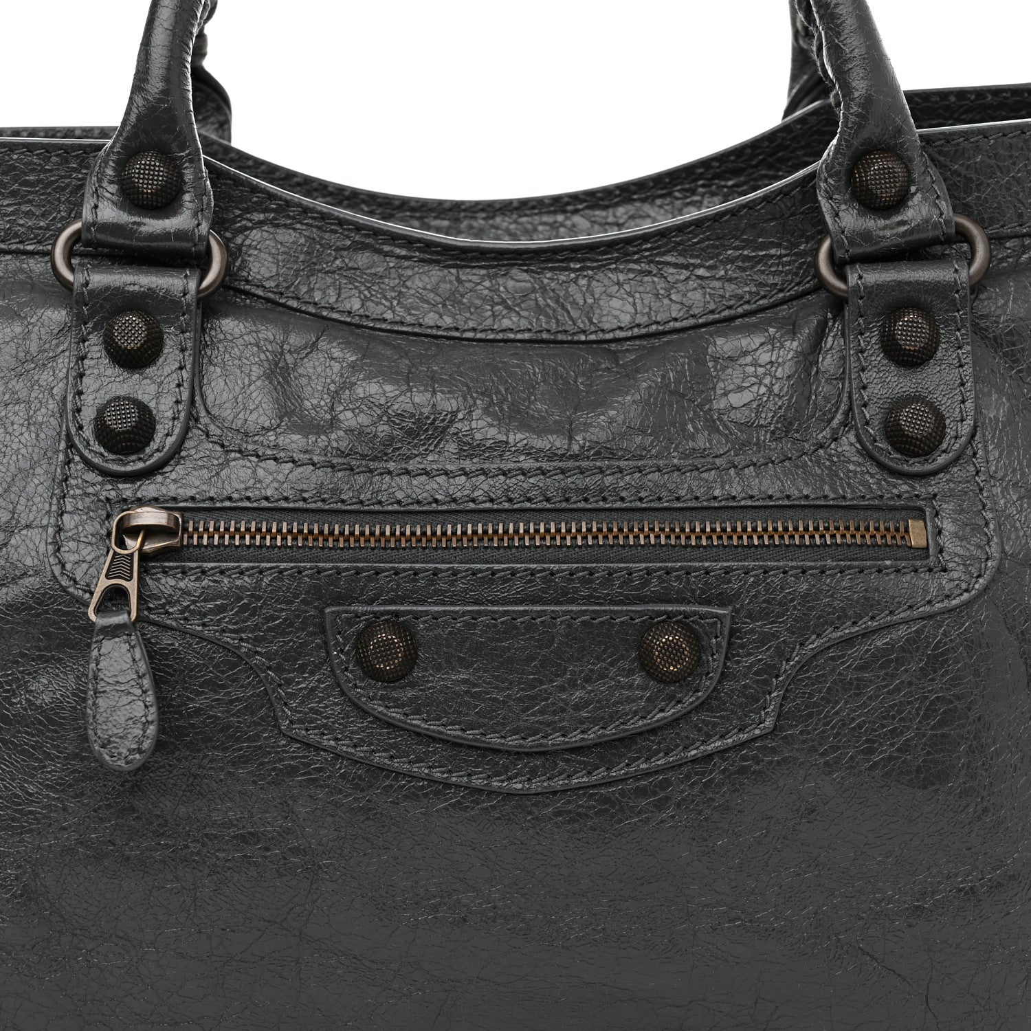 Balenciaga Agneau Giant 12 Gunmetal Hardware City Gris Fossile 8 of 15