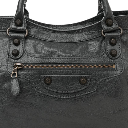 Balenciaga Agneau Giant 12 Gunmetal Hardware City Gris Fossile 8 of 15