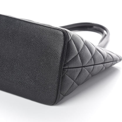 Chanel Caviar Quilted Medallion Tote Black 9 of 10
