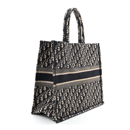Christian Dior Oblique Large Book Tote Blue Multicolor 3 of 11