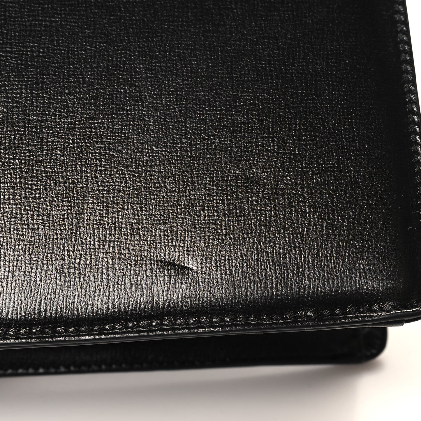 Textured Calfskin Medium Torchon GG Ring Shoulder Bag Black