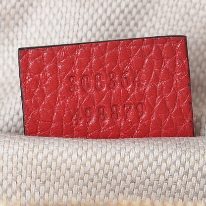 Gucci Pebbled Calfskin Small Soho Disco Bag Vibrant Red 7 of 7