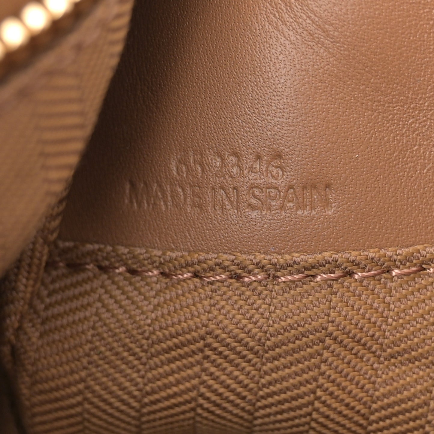 Satin Calfskin Small Puzzle Bag Oak