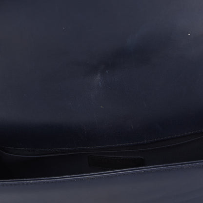 Chanel Lambskin Quilted Medium Boy Flap Dark Navy 11 of 11