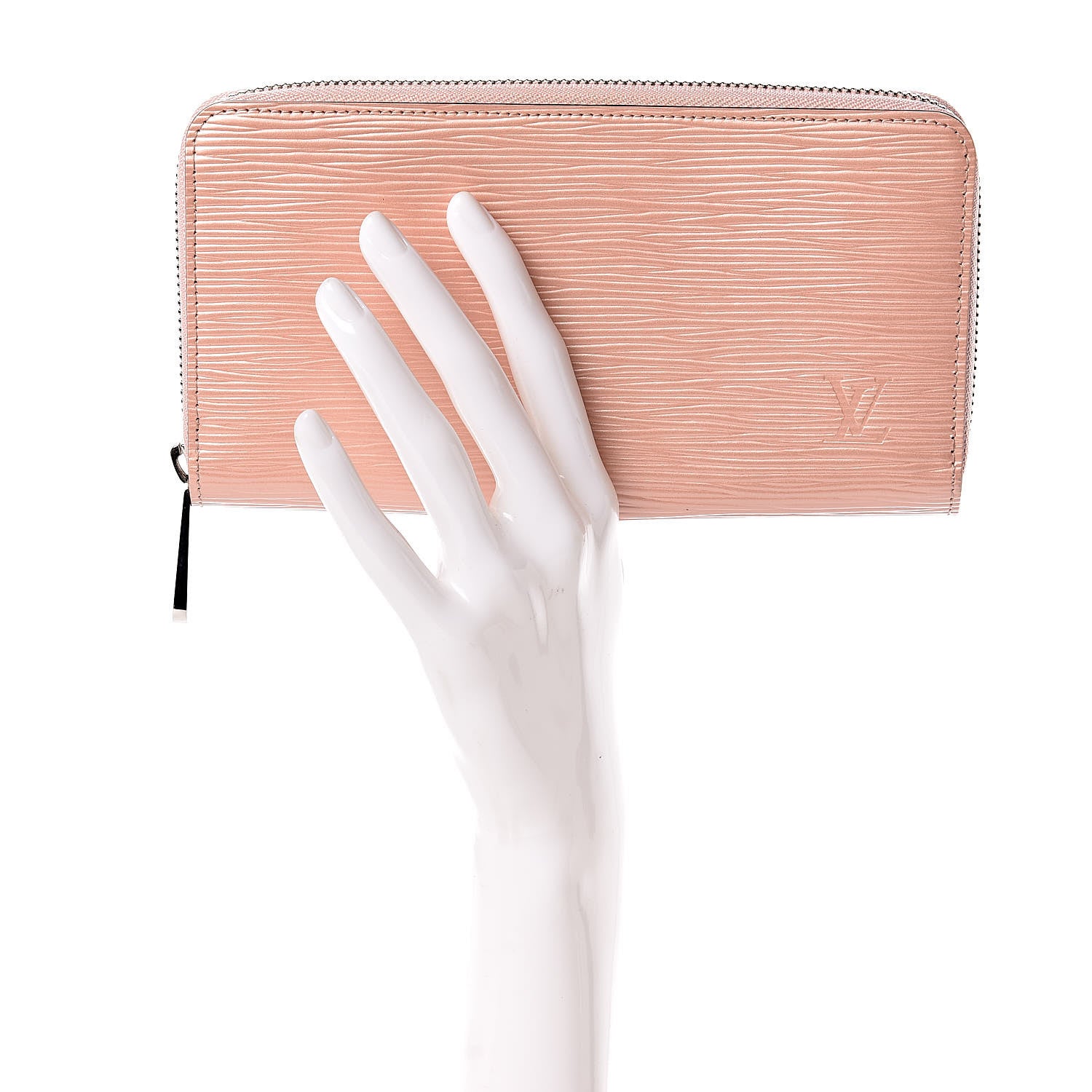Louis Vuitton Epi Zippy Wallet Rose Nacre 2 of 10