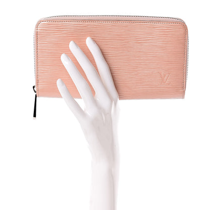 Louis Vuitton Epi Zippy Wallet Rose Nacre 2 of 10
