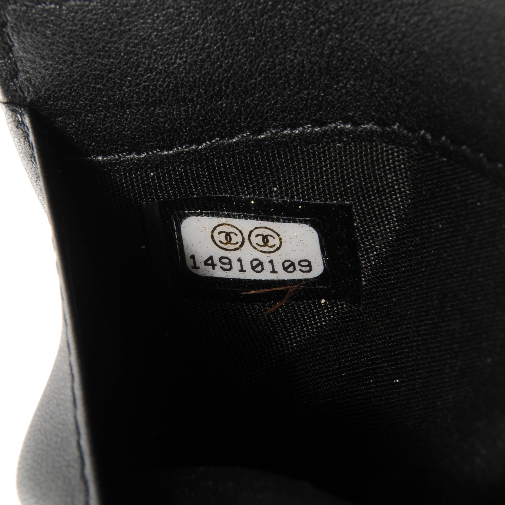 Chanel Patent Brilliant Yen Wallet Black 7 of 7