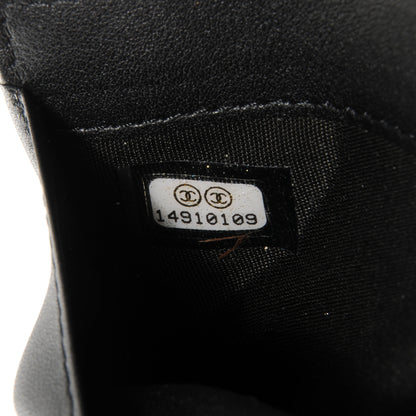 Chanel Patent Brilliant Yen Wallet Black 7 of 7