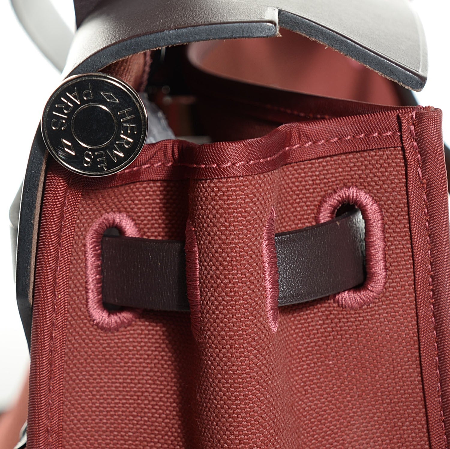 Hermes Toile Vache Hunter Herbag Zip 31 PM Rouge H Ebene 8 of 21