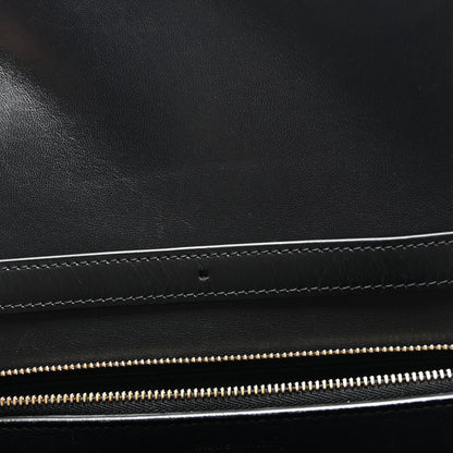 Celine Box Calfskin Medium Classic Box Flap Bag Black 10 of 11