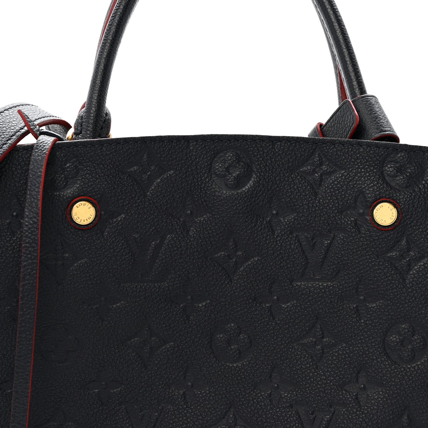 Louis Vuitton Empreinte Montaigne MM Marine Rouge 9 of 15