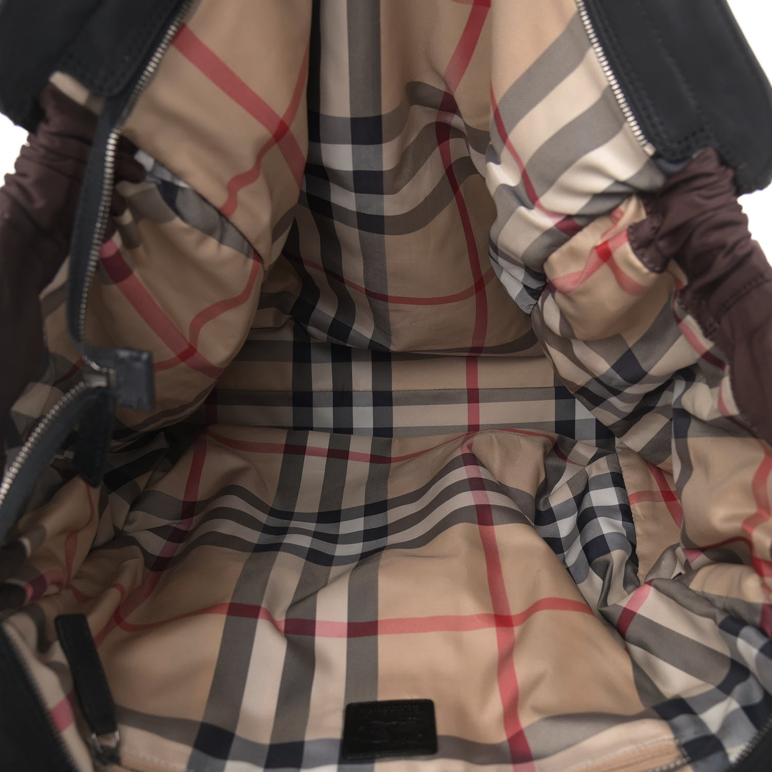 Burberry Nylon Small Buckleigh Packable Tote Brown 5 of 19